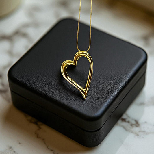 Colar Allegra Coração Dourado