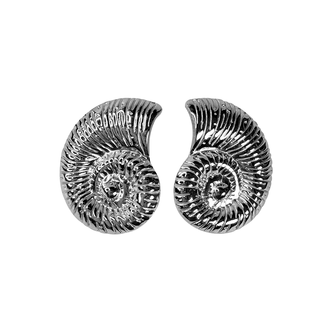 Brinco Nautilus Prateado