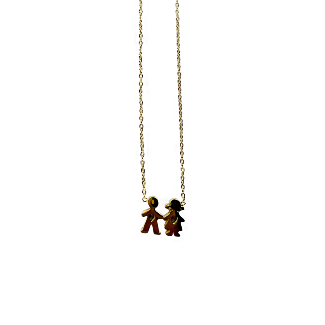 Colar Laços Dourado
