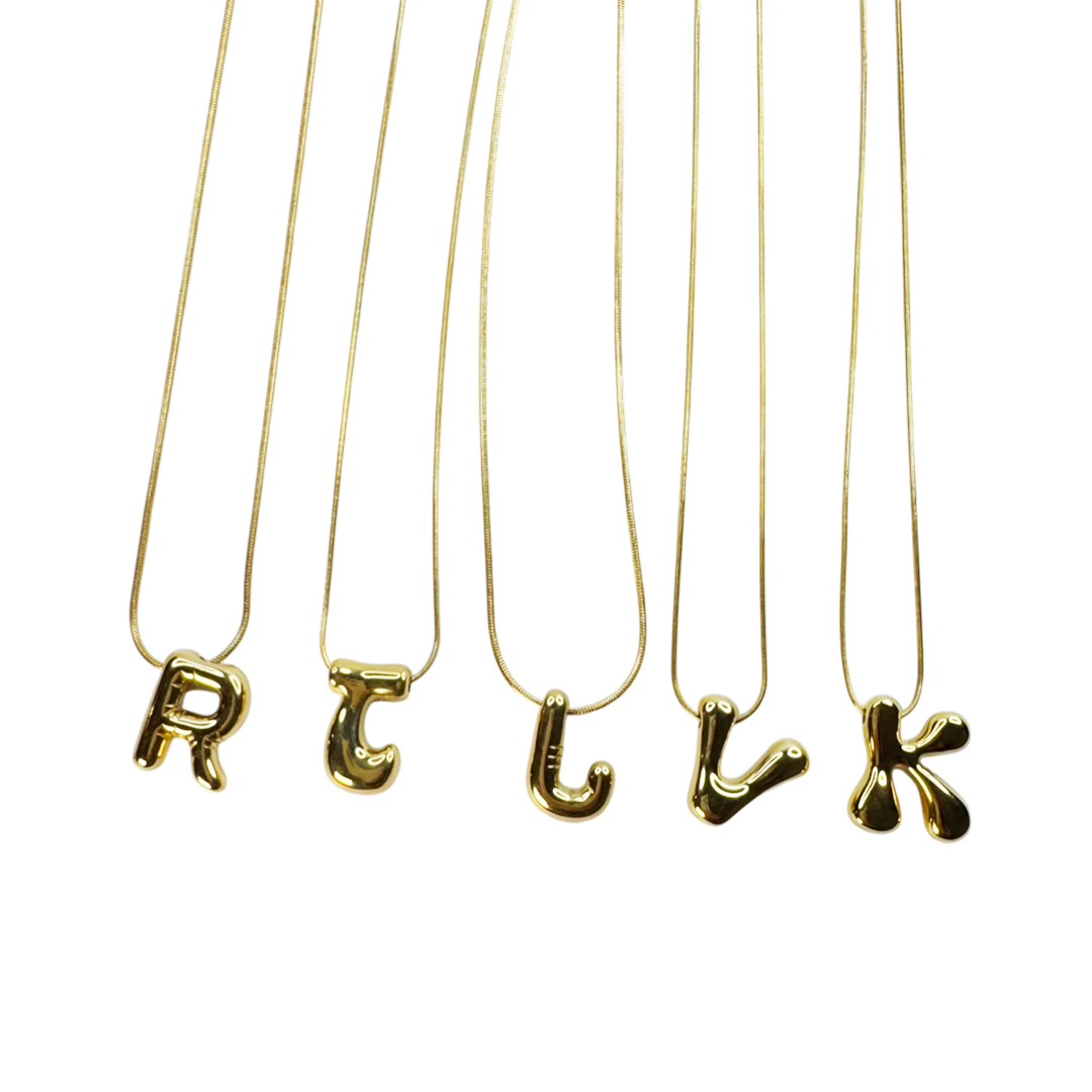 Colar Pingente Letras