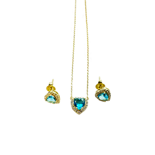 Conjunto Elora Folheado Ouro 18k