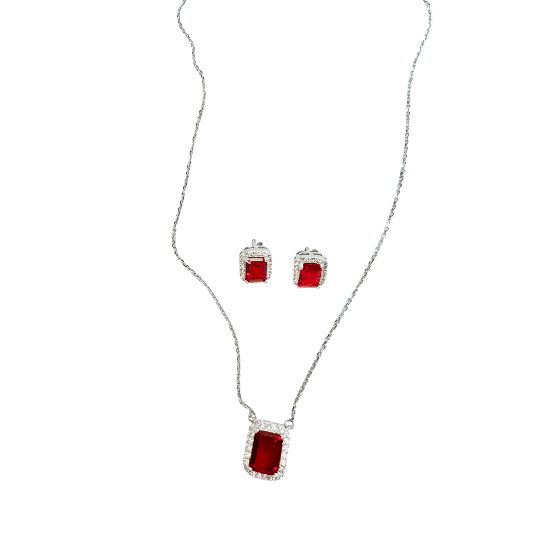 Conjunto Rubra Prata 925