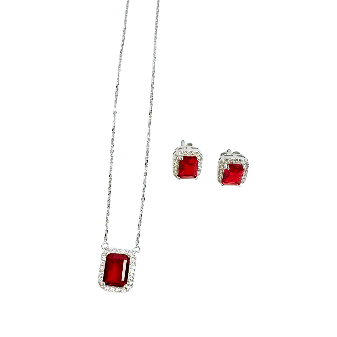 Conjunto Rubra Prata 925