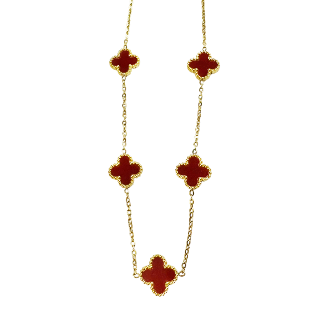 Conjunto Elan Dourado Trevos