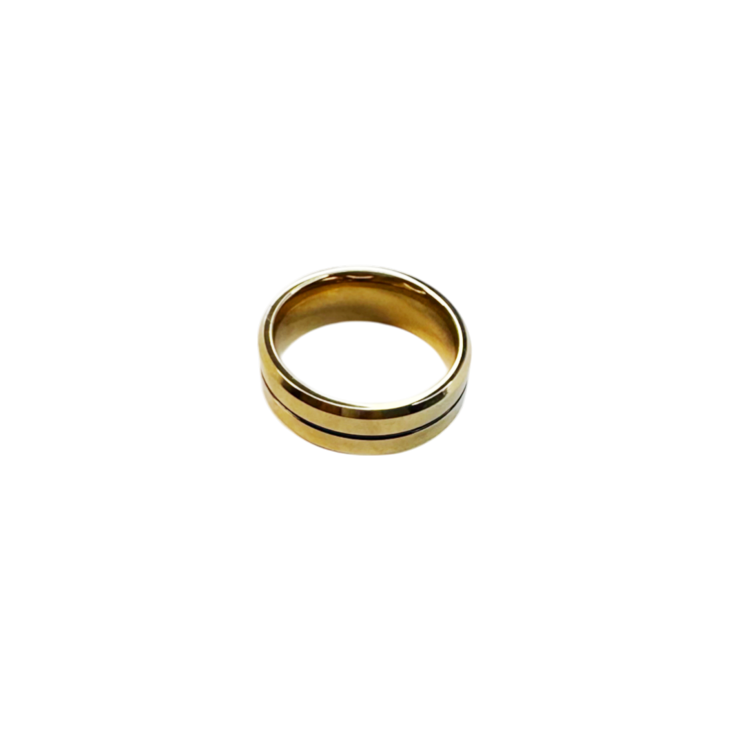 Anel Lineus Dourado