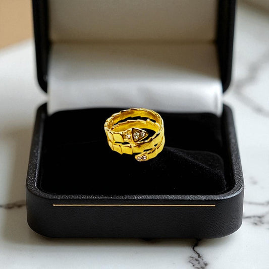 Anel Ophidia Dourado