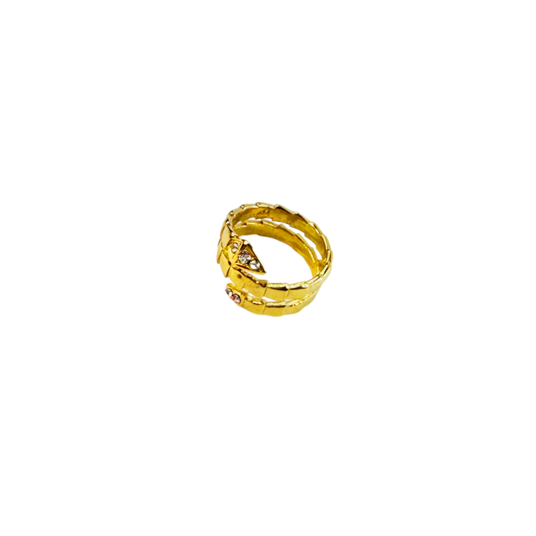 Anel Ophidia Dourado