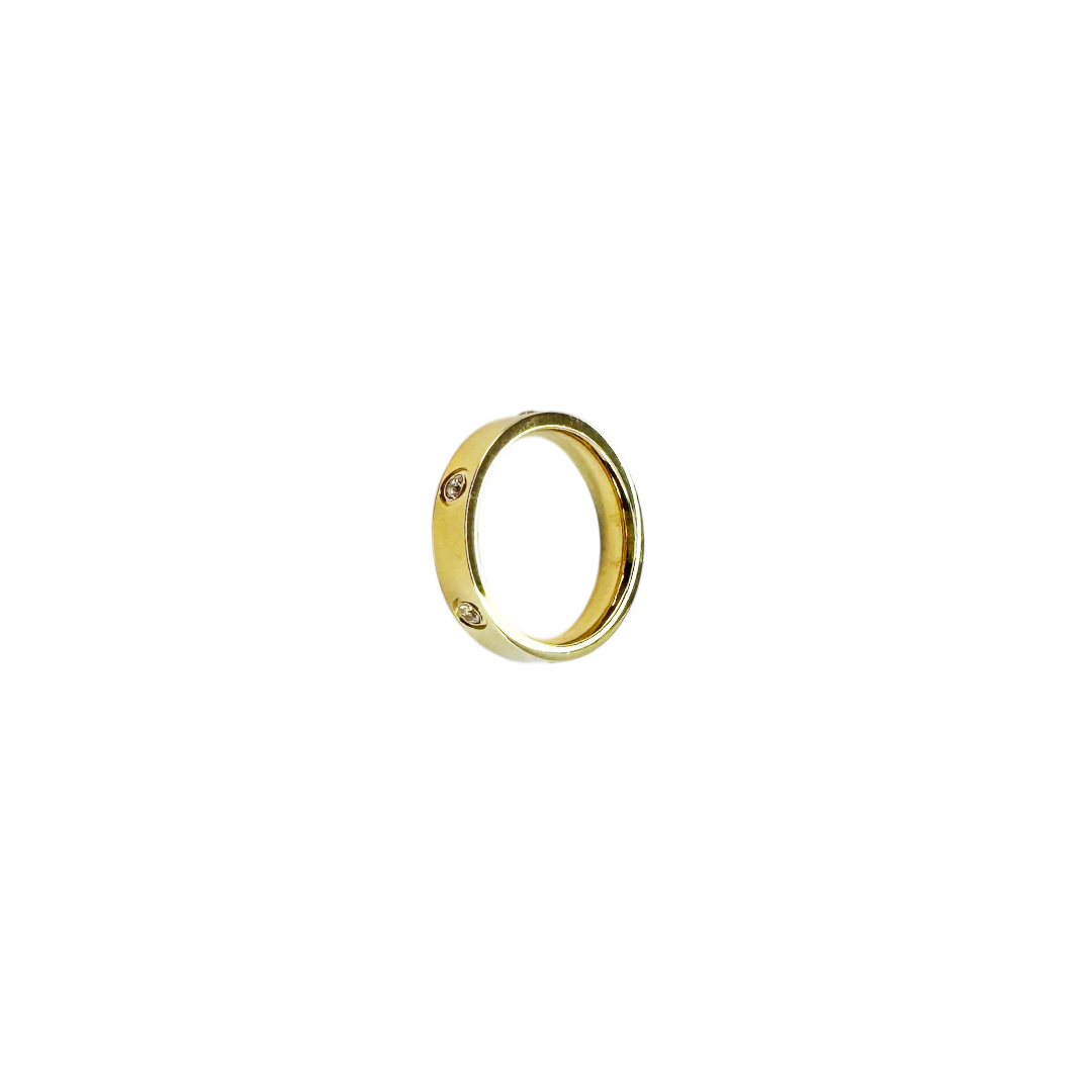 Anel Avia Dourado