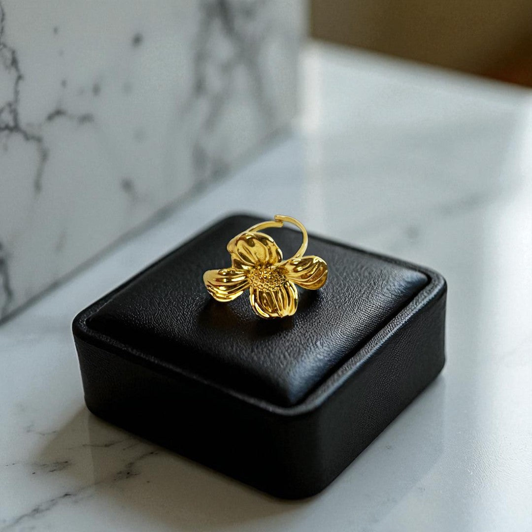 Anel Fiorelle Dourado
