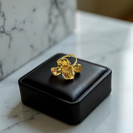 Anel Fiorelle Dourado