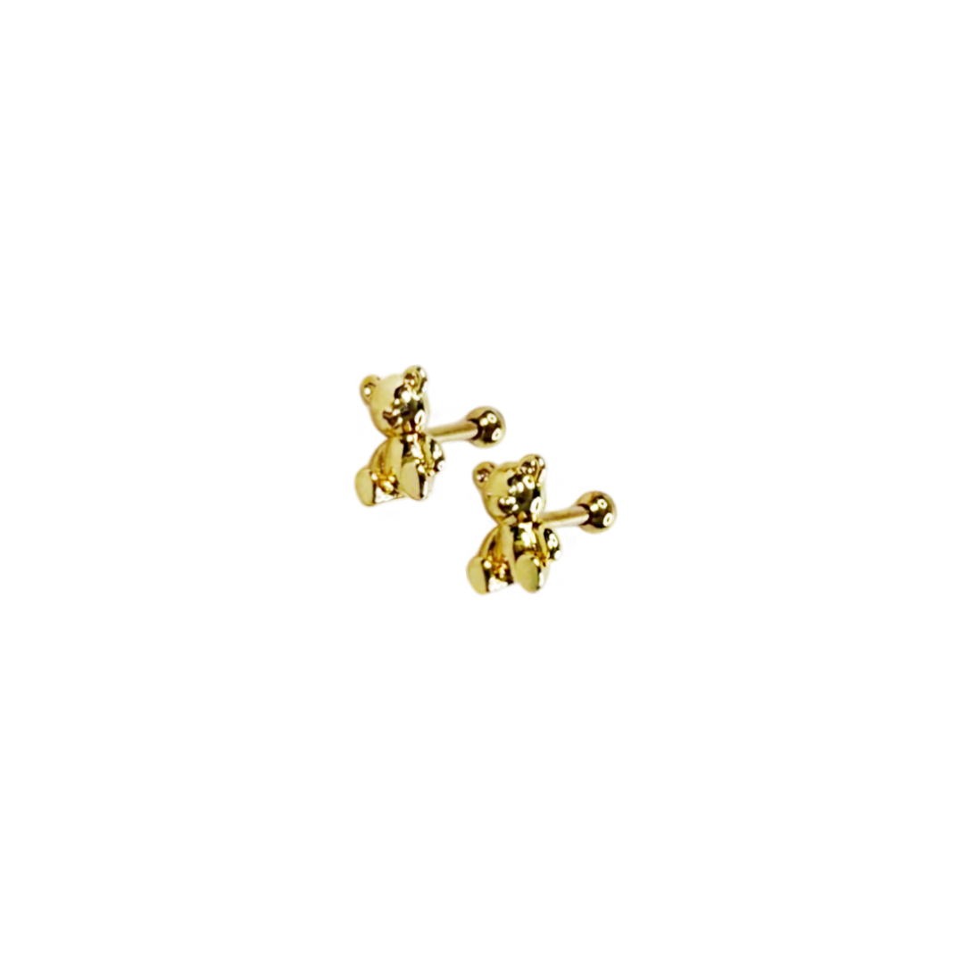 Brinco Ursinho Dourado