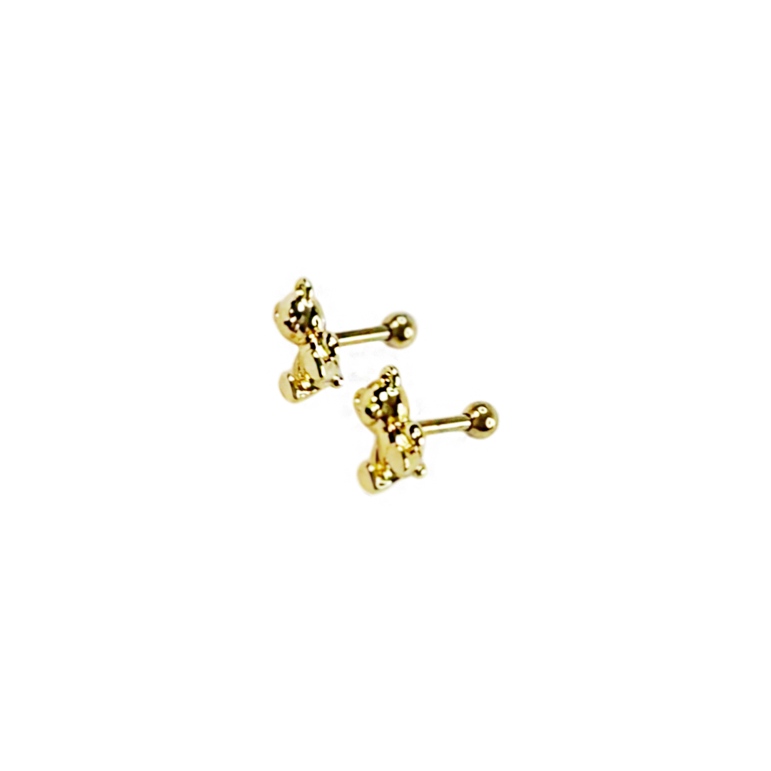 Brinco Ursinho Dourado