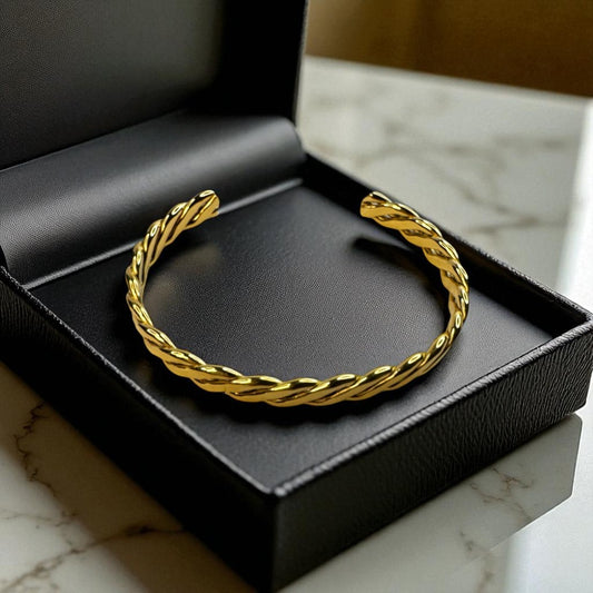 Bracelete Twist Dourado