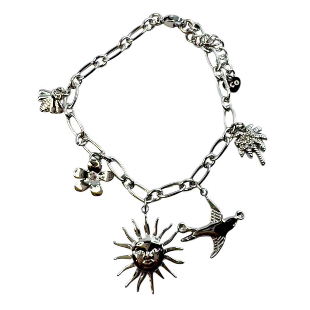 Pulseira Solar Prateada