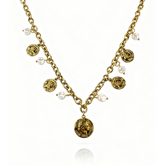 Colar Lira Dourado