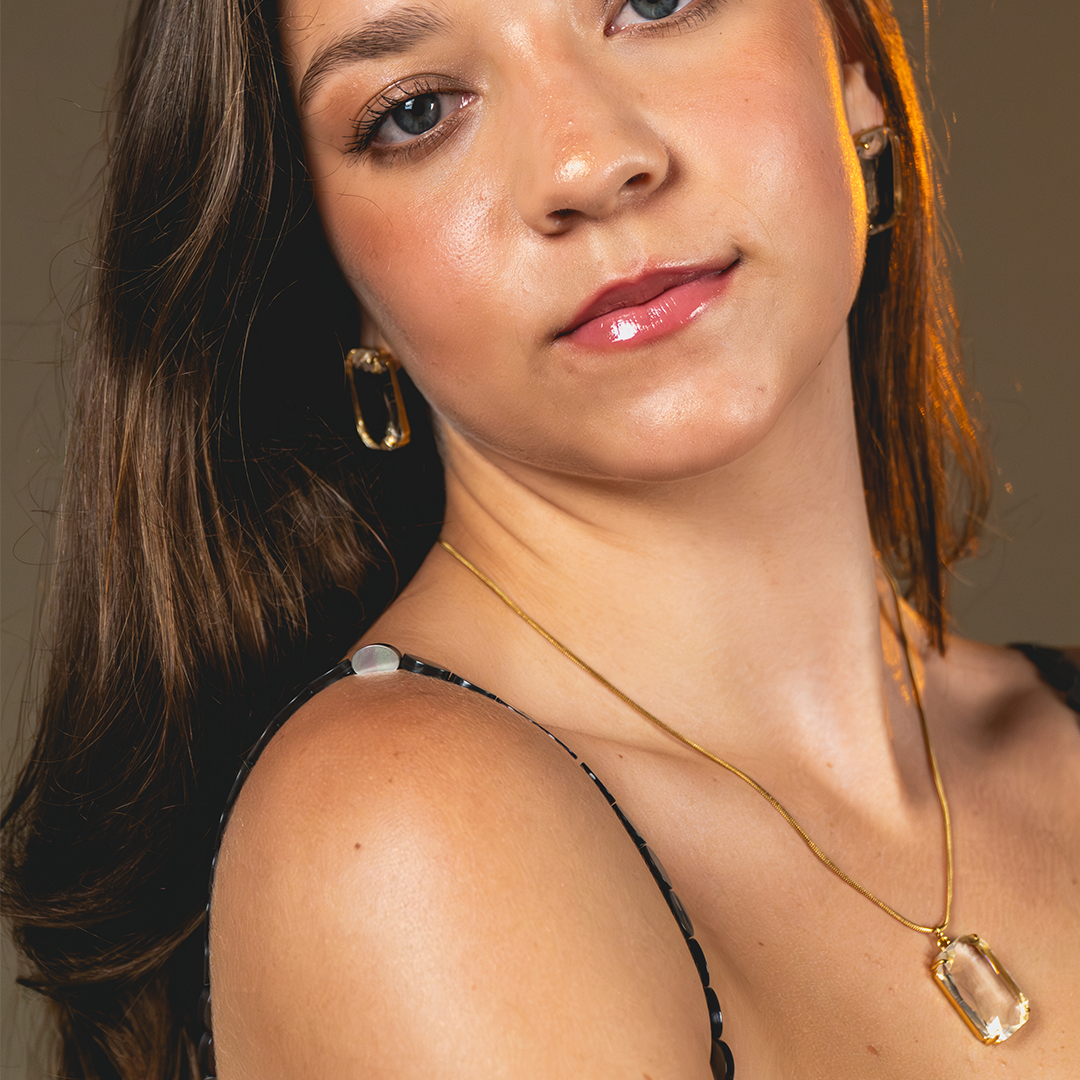 Conjunto Cristal Dourado