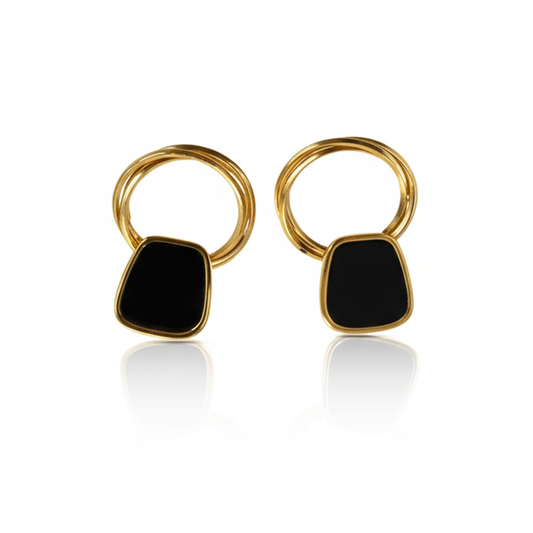 Brinco Noir Dourado
