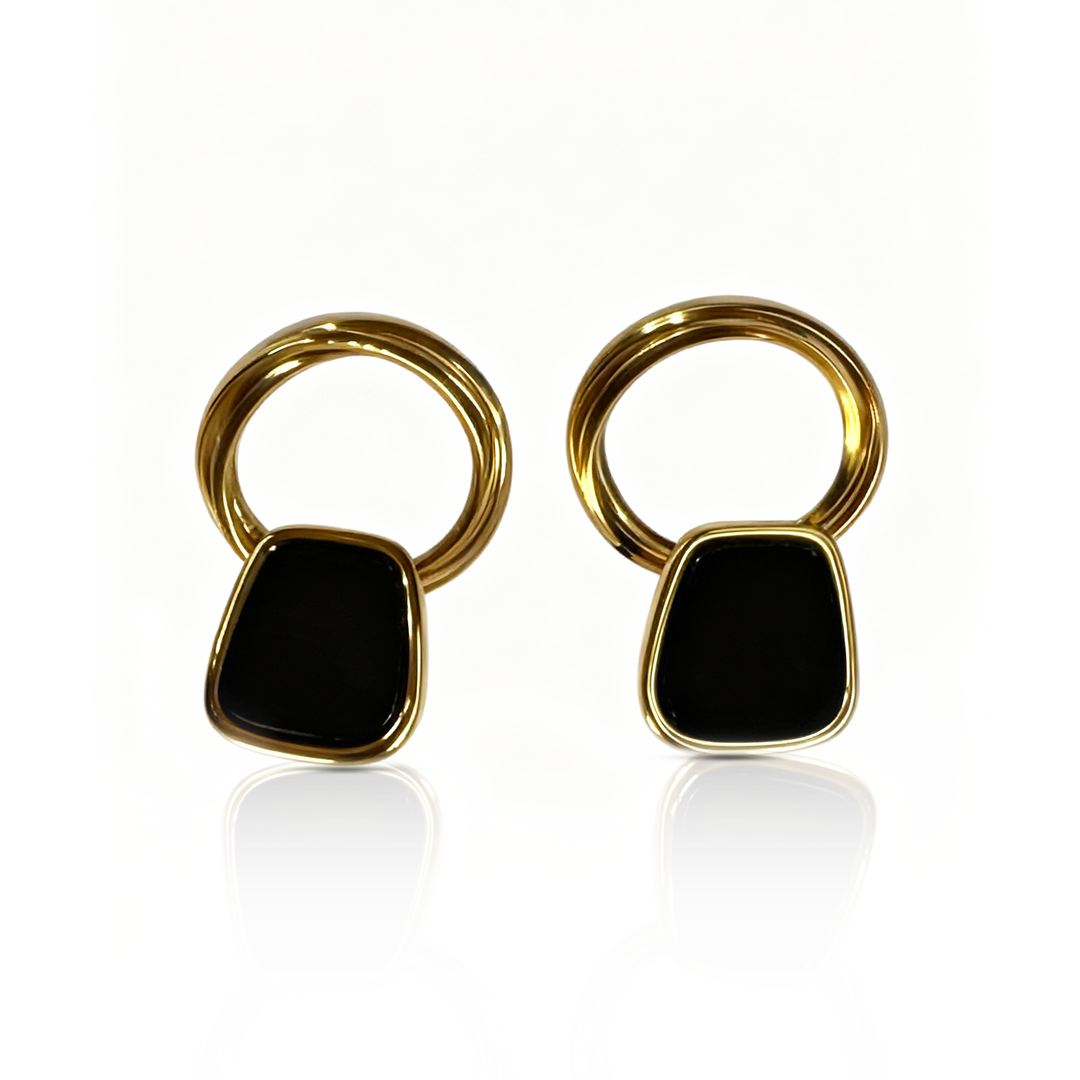 Brinco Noir Dourado