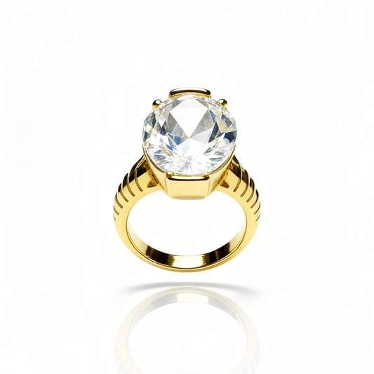 Anel Diamante d'Ouro