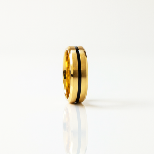 Anel Ares Dourado Masculino