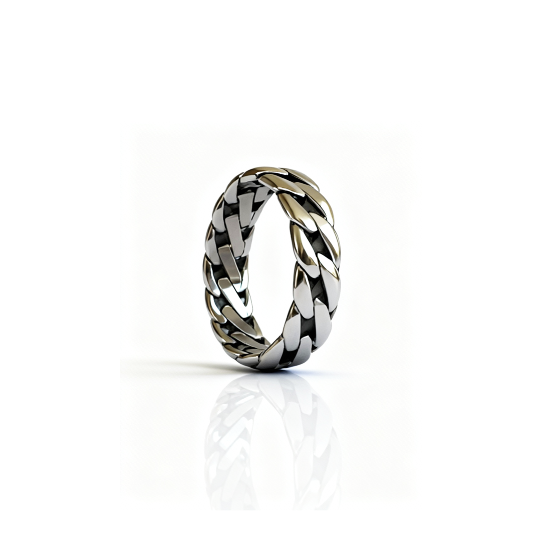 Anel Forge Prateado Masculino