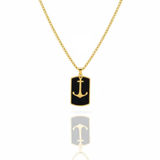 Colar Lastro Dourado Masculino