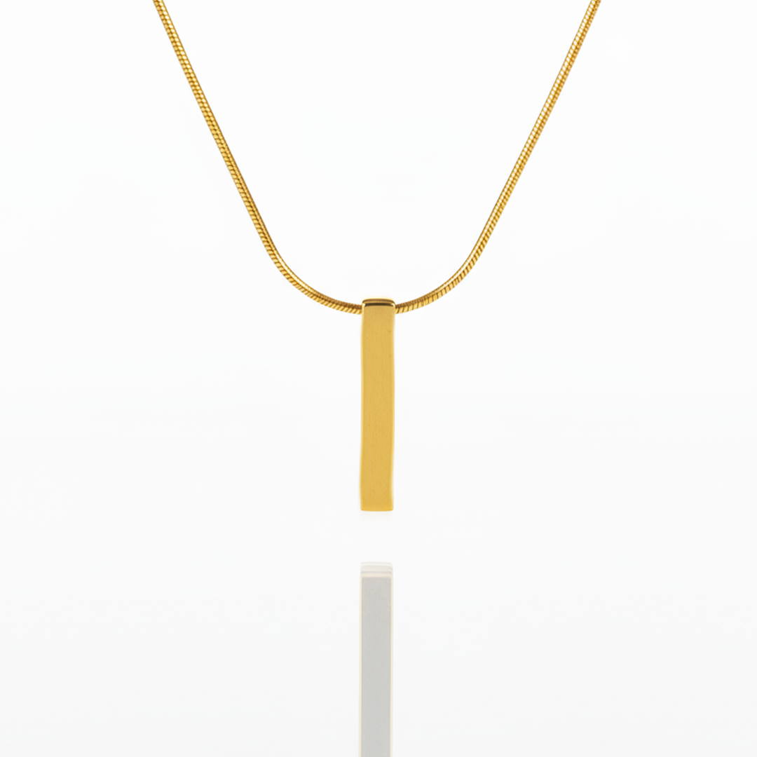 Colar Ponto Dourado Masculino