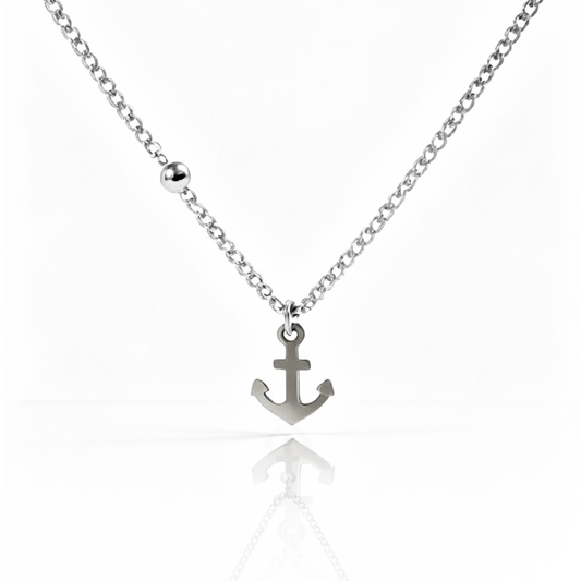 Colar Navi Prateado Masculino