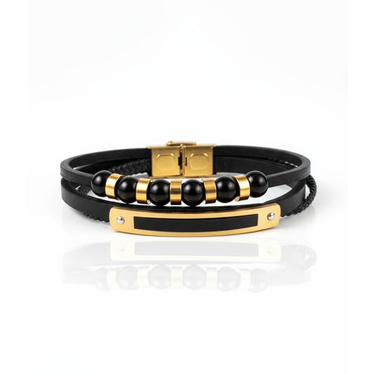Pulseira Arse Dourada Masculina
