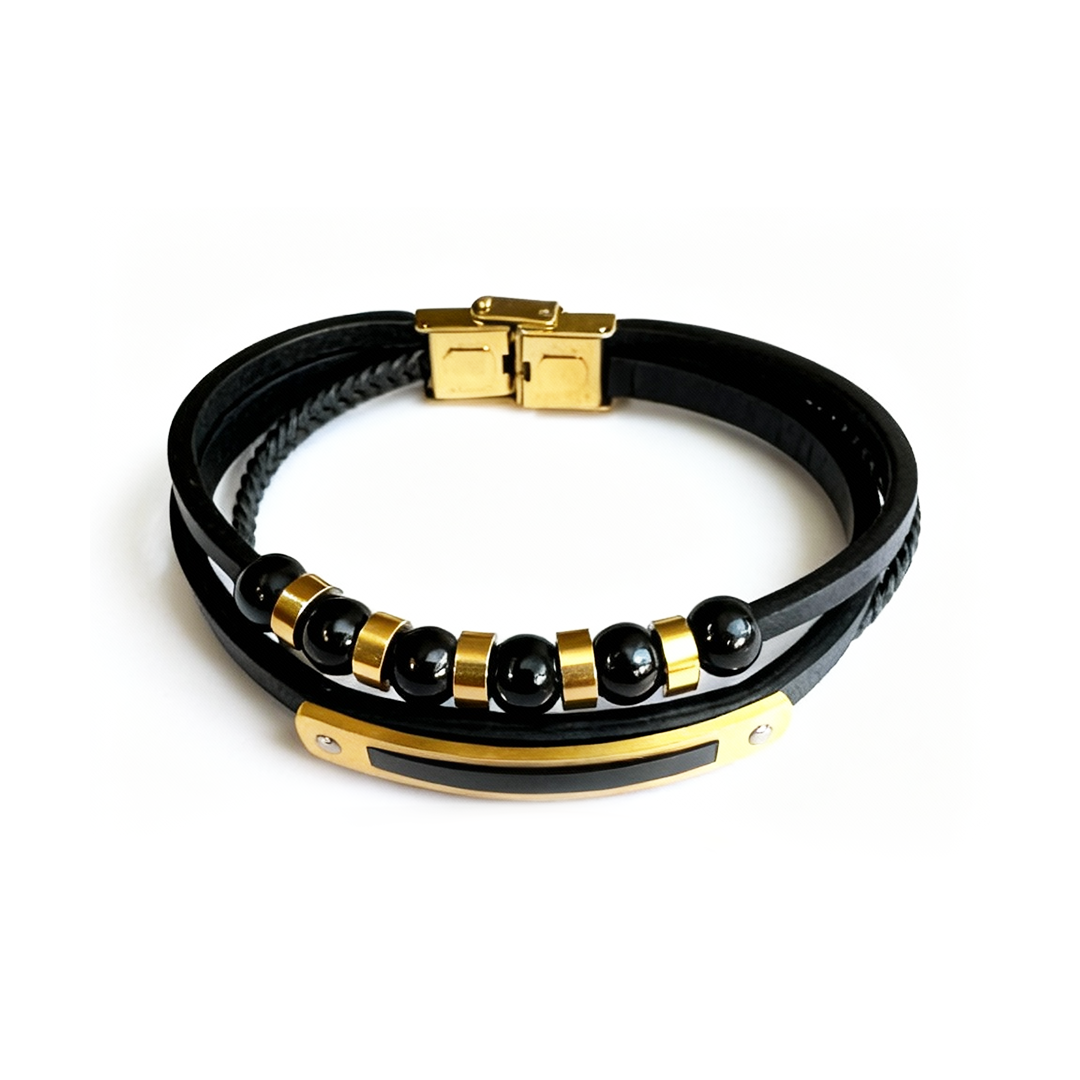 Pulseira Arse Dourada Masculina
