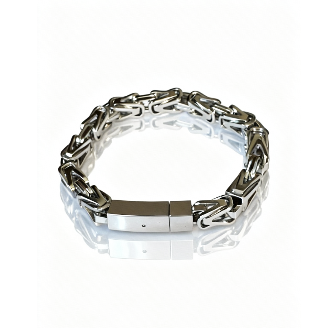 Pulseira Urban Prateada Masculina