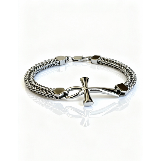 Pulseira Vita Prateada Masculina