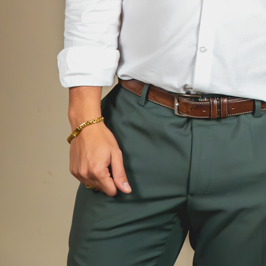 Pulseira Goldon Dourada Masculina