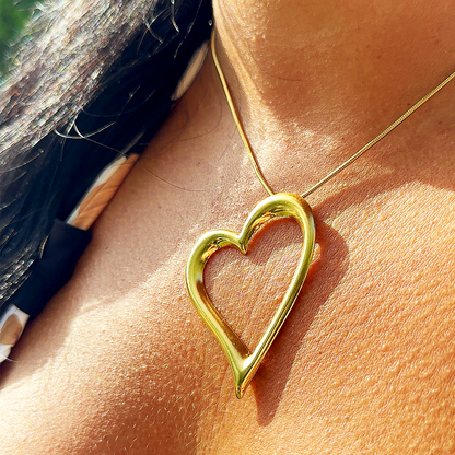 Colar Allegra Coração Dourado