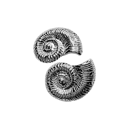 Brinco Nautilus Prateado