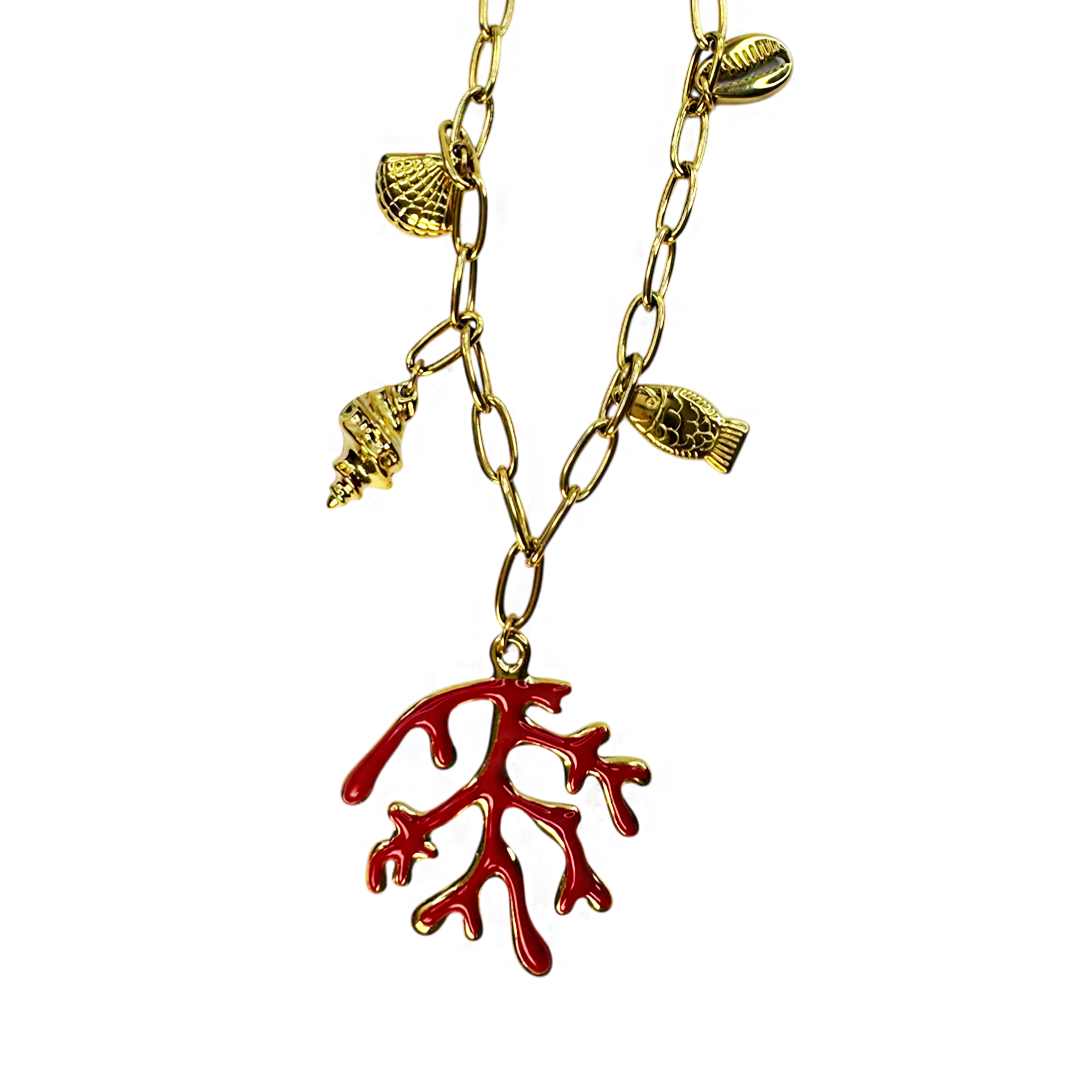 Colar Coral Encanto