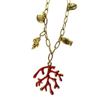 Colar Coral Encanto
