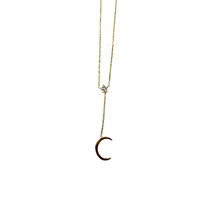 Colar Lunara Dourado