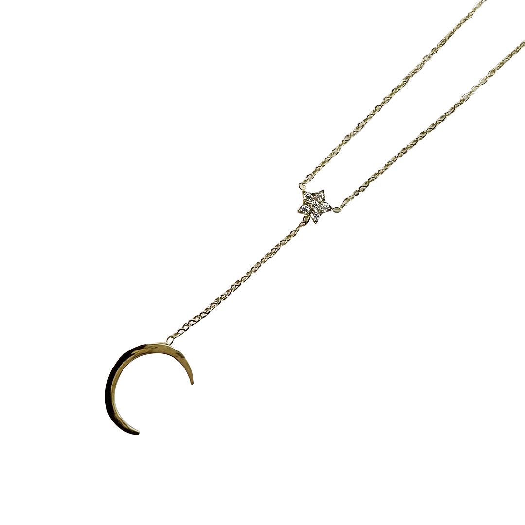 Colar Lunara Dourado