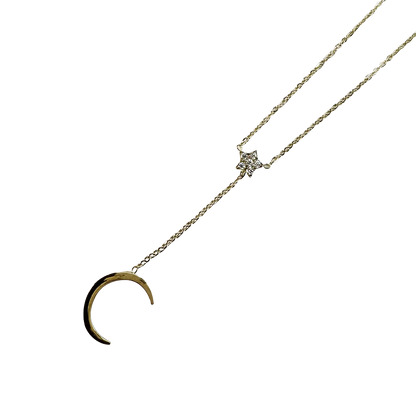 Colar Lunara Dourado