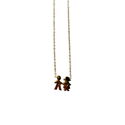 Colar Laços Dourado