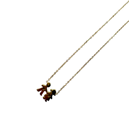 Colar Laços Dourado