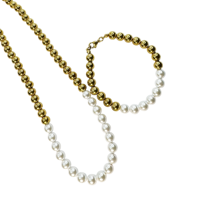 Conjunto Éloah Dourado & Pérolas
