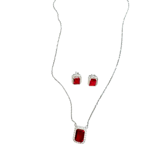 Conjunto Rubra Prata 925