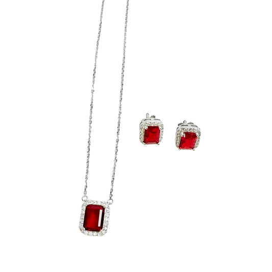 Conjunto Rubra Prata 925