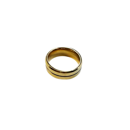 Anel Lineus Dourado