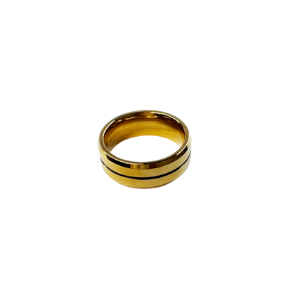 Anel Lineus Dourado