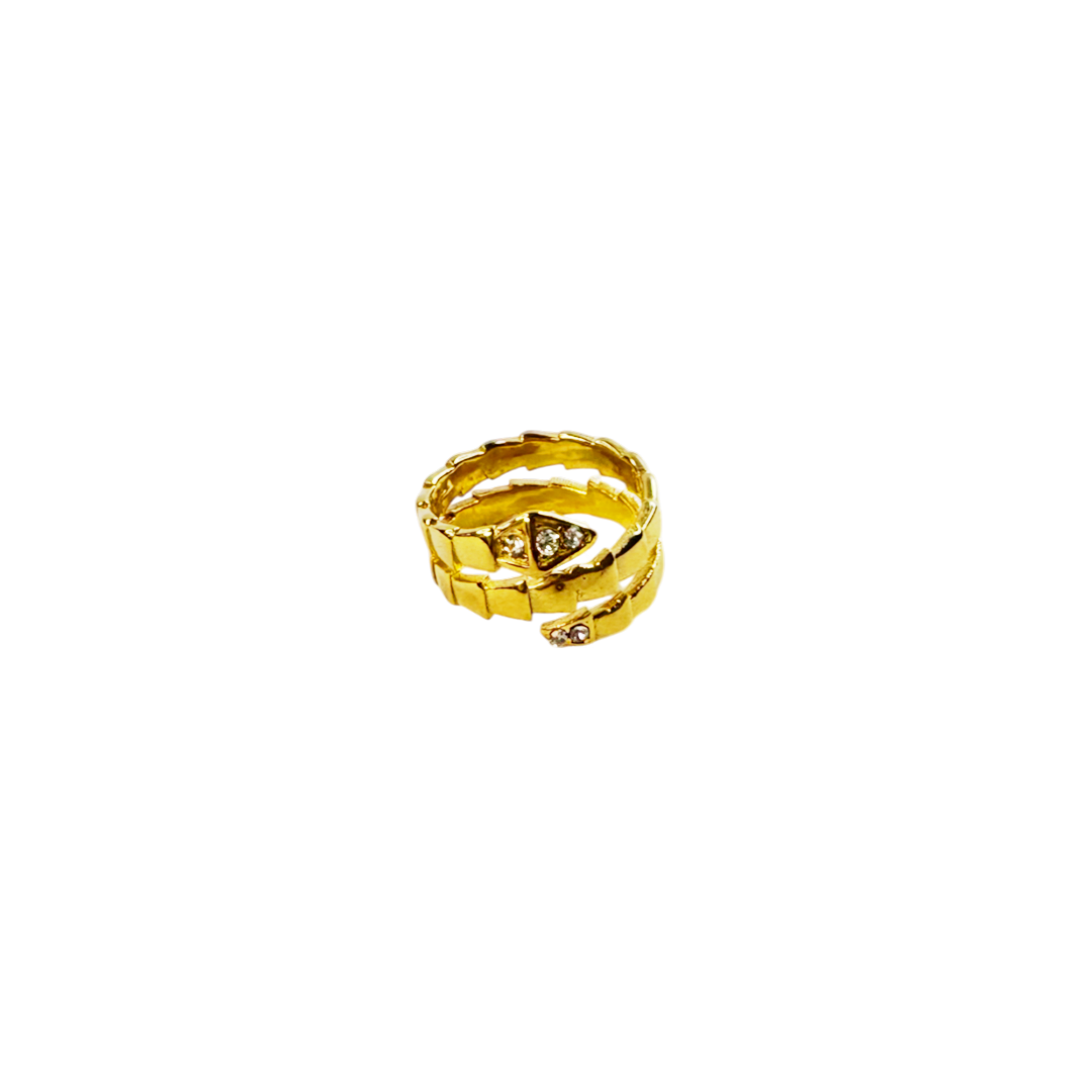 Anel Ophidia Dourado