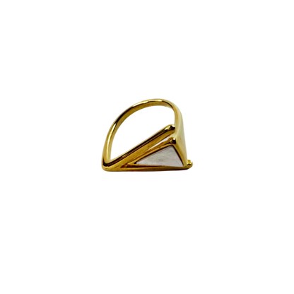 Anel Alva Dourado