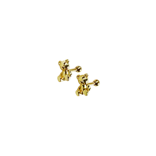 Brinco Ursinho Dourado